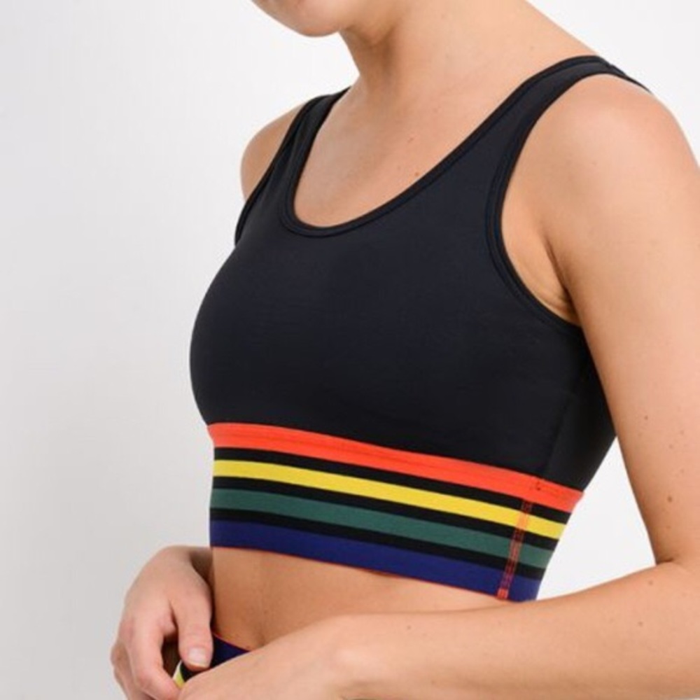 Mono B Rainbow Connection Sports Bra Top
